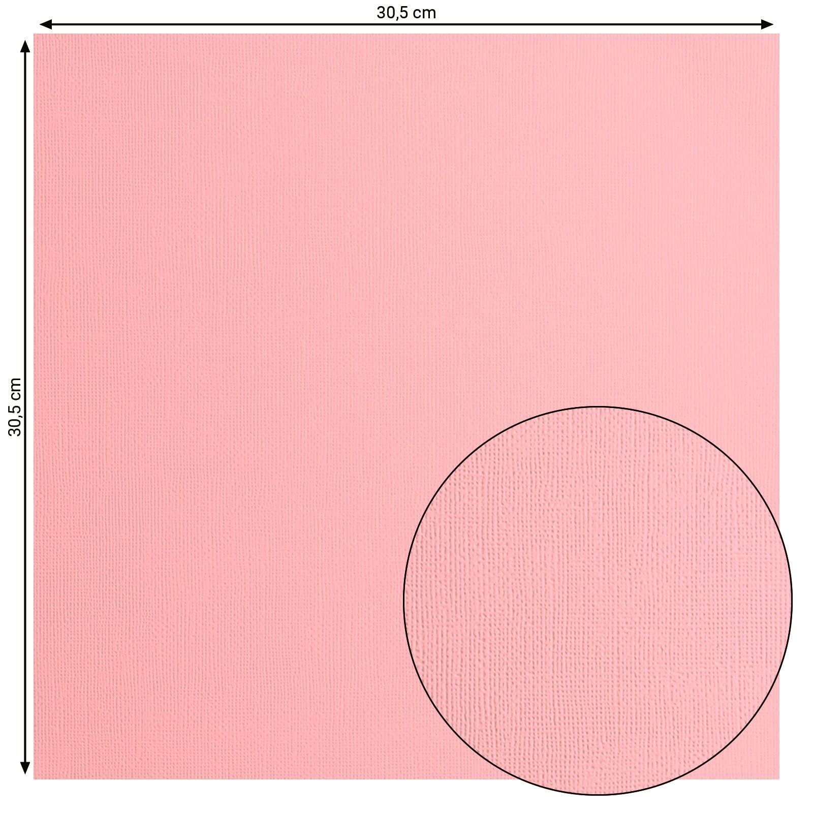 Florence Cardstock Textured, Coloured Card Making Supplies 12 x 12 inch, Pink, 20 Sheets - Image 2