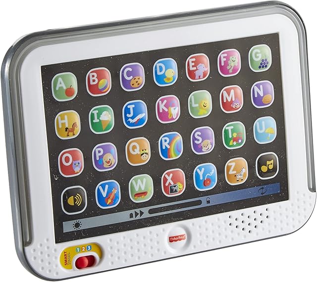 Fisher-Price CDG57 Zabawkowy Tablet dla Dzieci, Zabawka Edukacyjna od 1 Roku, w Języku Niemieckim, Kolorowy