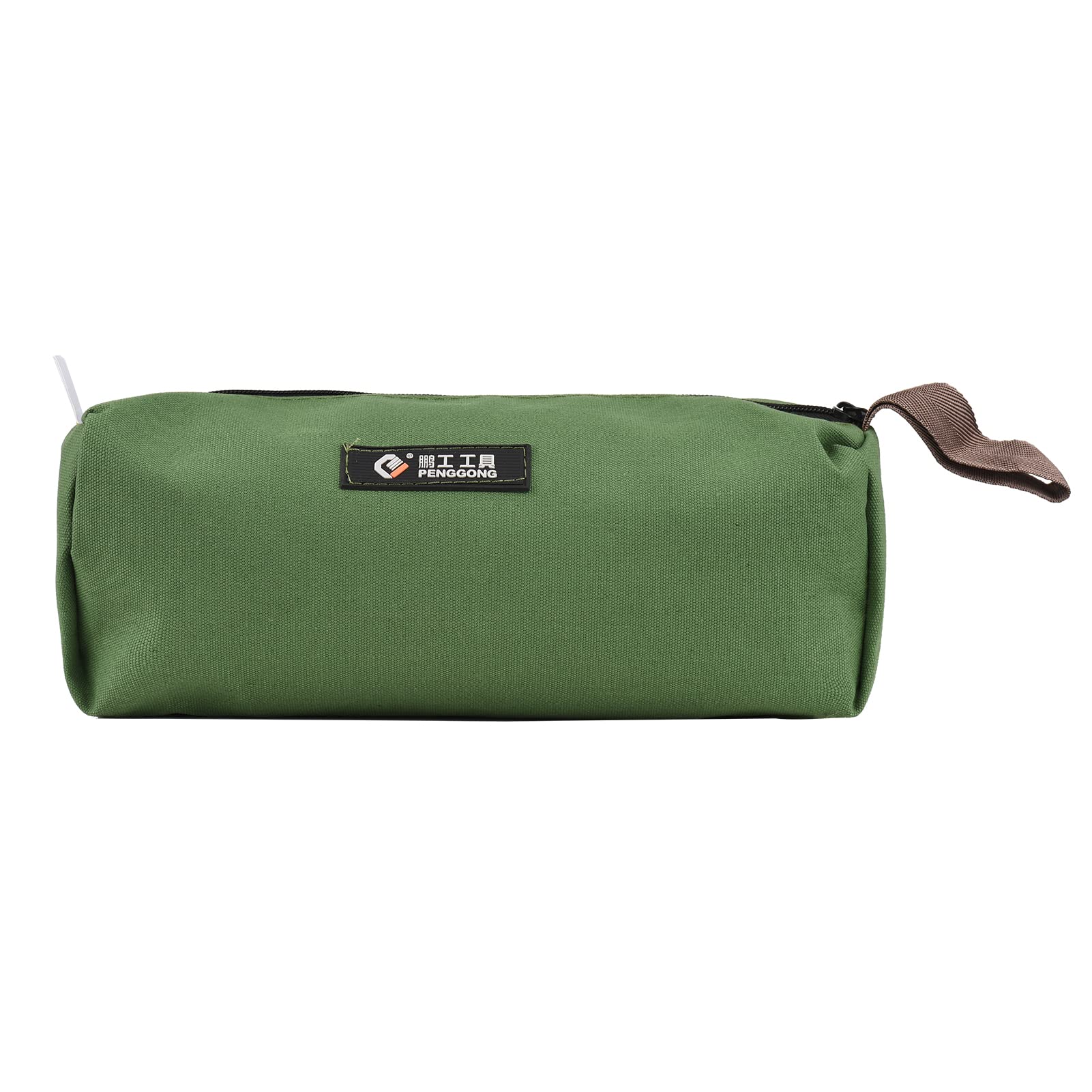 Irfora Tool Storage Bag Canvas Zipper Pouch Hand Strap Tool Bag Electrician Woodworking Toolbag Organizer