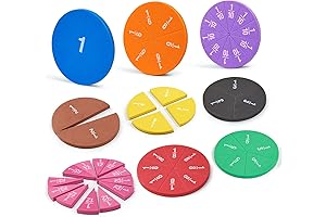 Magnetic Fraction Tiles Circles: Engage in Colorful Fraction Explorations