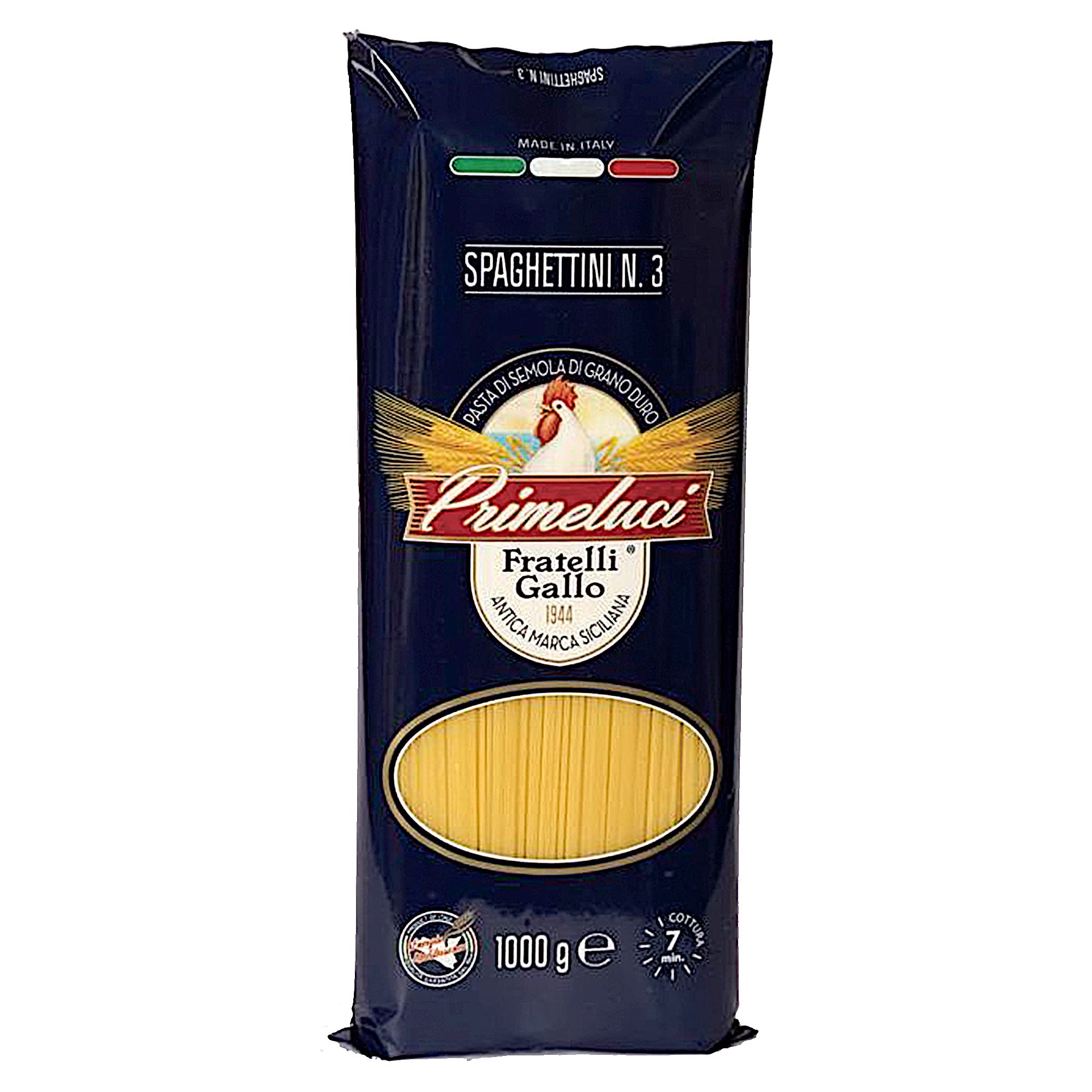 プリメルーチ ガッロ パスタ スパゲッティーニ No.3 1.6mm 1kg