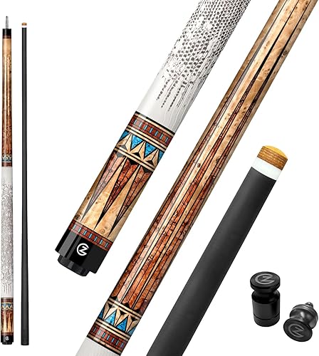 Miniatura 9 de Z LUK - Taco de billar de fibra de carbono, barra de billar de baja desviación, punta de 0.492 in, palo de piscina profesional para adultos