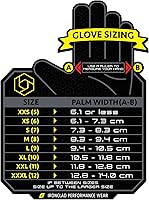 Vista 7 de Ironclad Guantes de juego, cobertura de medio dedo, ajuste de precisión, agarre de silicona de rendimiento, construcción que absorbe la humedad, 1