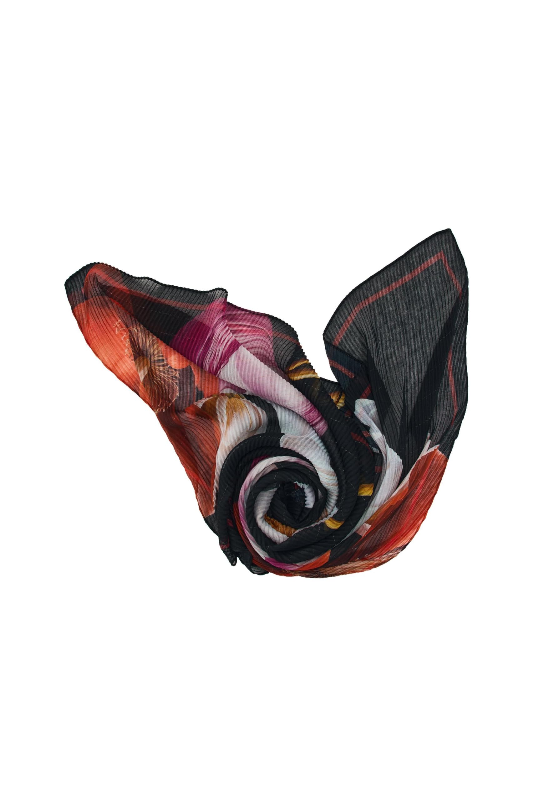 Desigual Damen Schwarz Foulard Für Einheitsgröße
