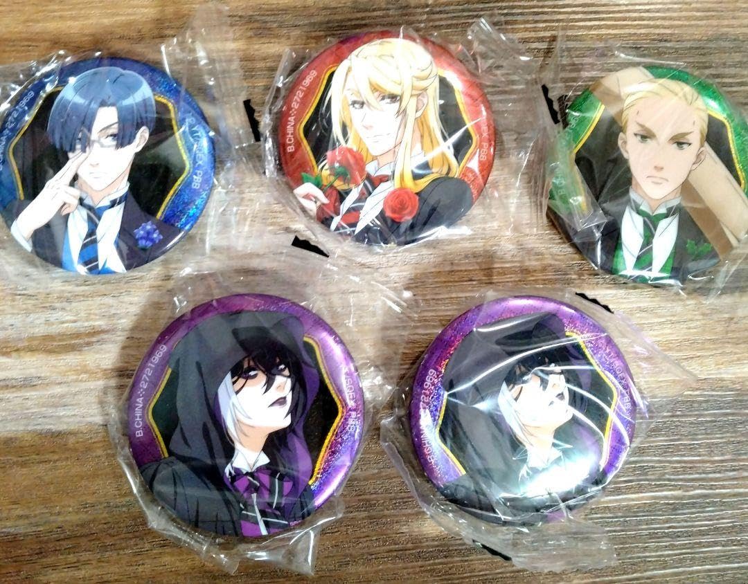 Amazon.co.jp: 黒執事 寄宿学校編 カプセル缶バッジコレクション 5個