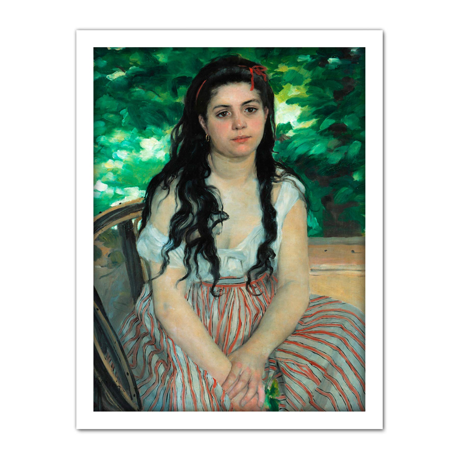 Auguste Renoir En Ete La Bohemienne Large Framed Art Print Poster Wall Decor 18x24