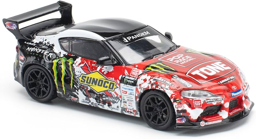 Amazon | POP RACE 1/64 パンデムGRスープラ D1GP 2024 齋藤大吾 完成