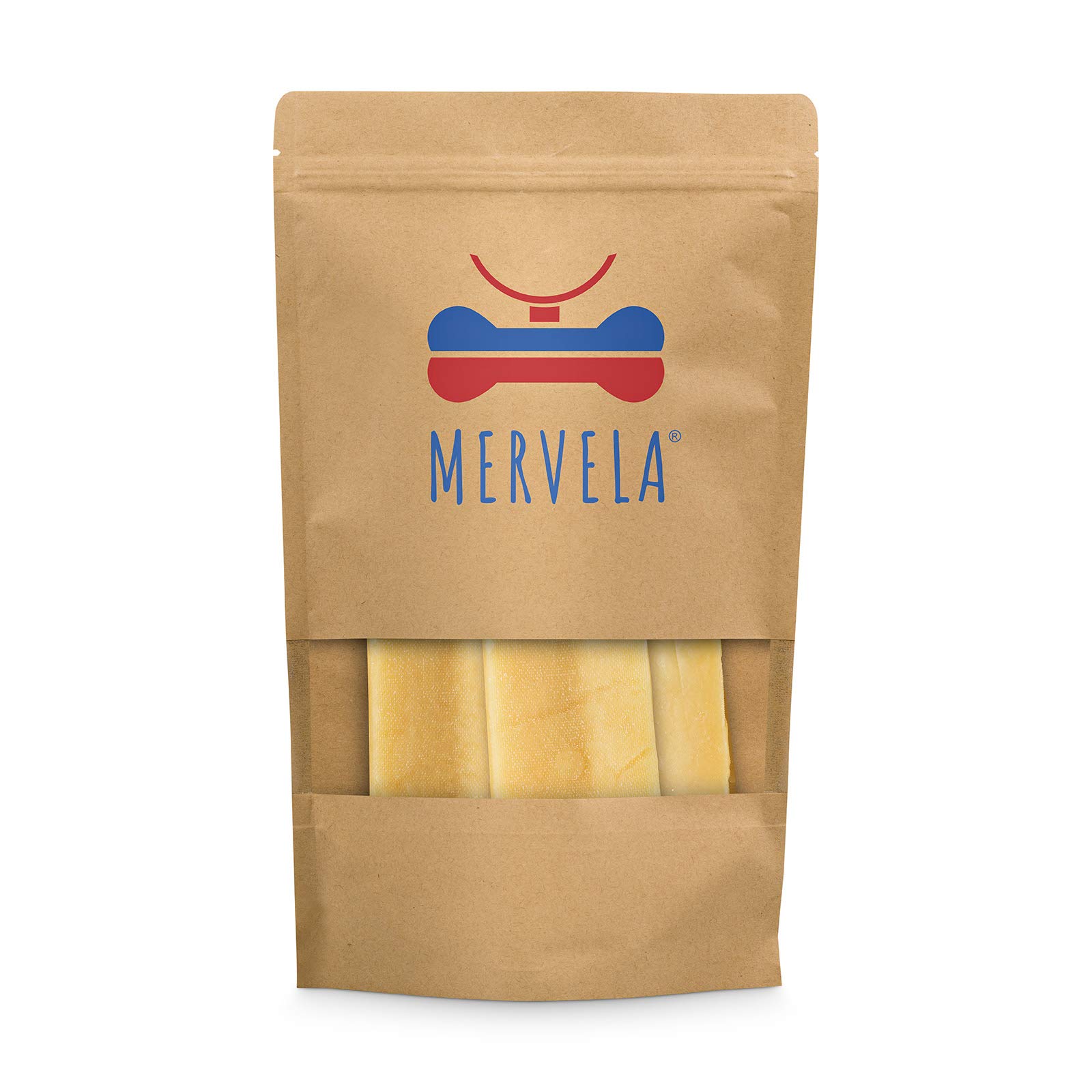 Os à mâcher au Fromage pour Chiens, Délicieux goût de Fromage - 100% Naturel - Soin Dentaire Optimal (très Gros Chiens, 3 pièces)