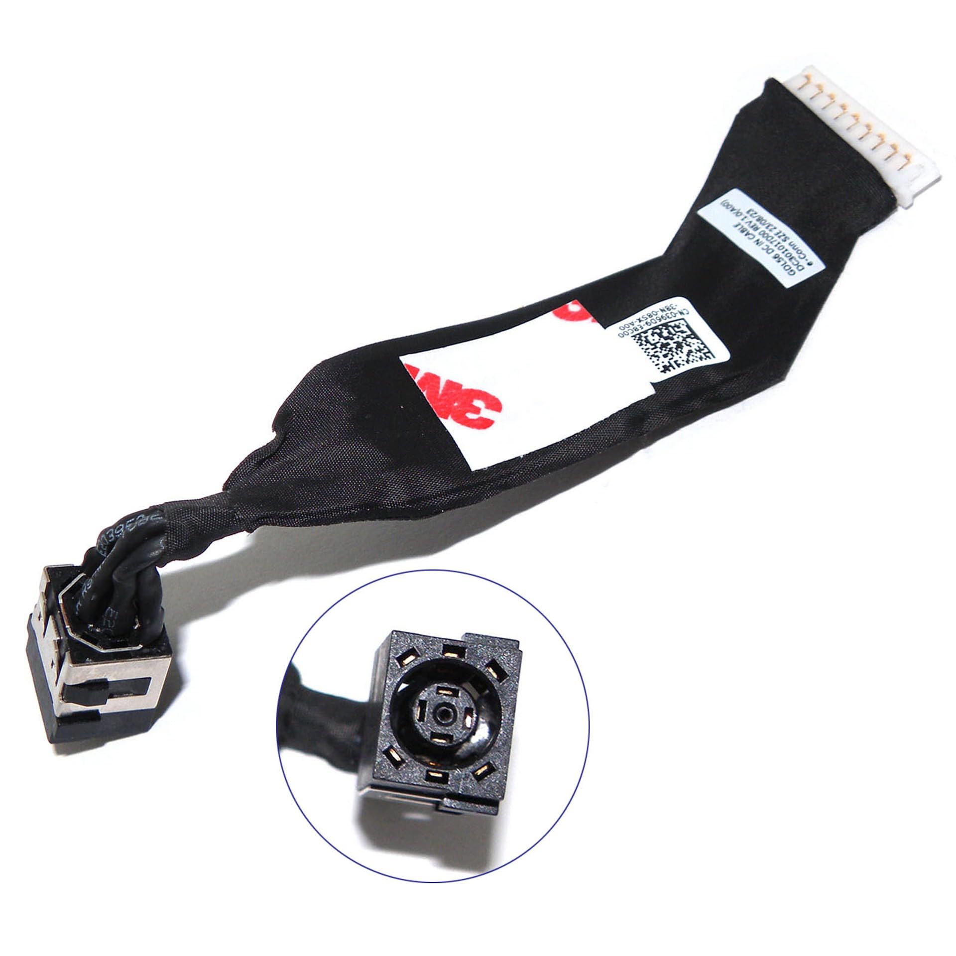Replacement DC Power Jack Socket Charging Port Cable for DELL G15