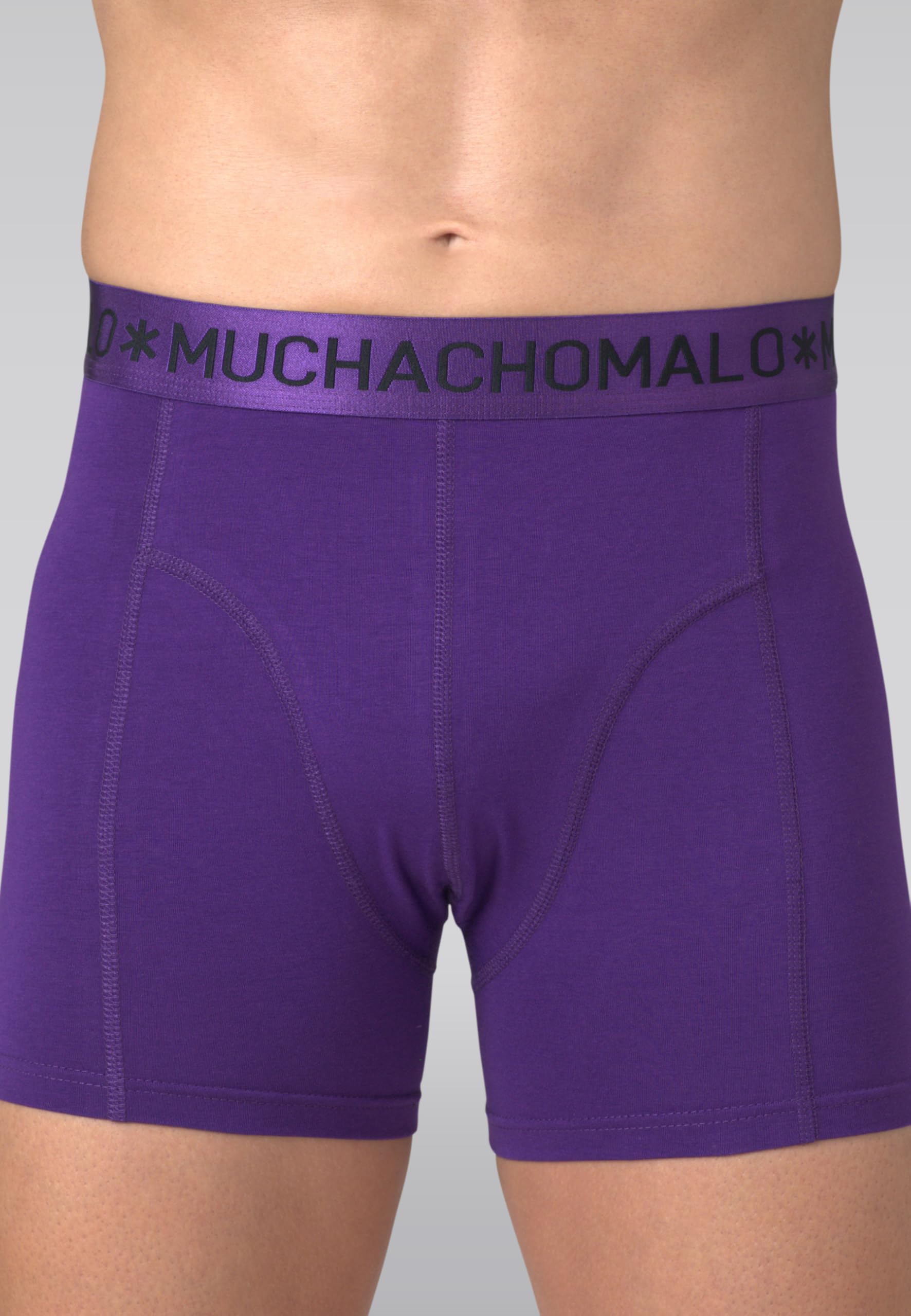 Muchachomalo Calzoncillos tipo bóxer para hombre, de algodón, paquete de 2 unidades, con estampado, ajuste clásico, con cintura elástica