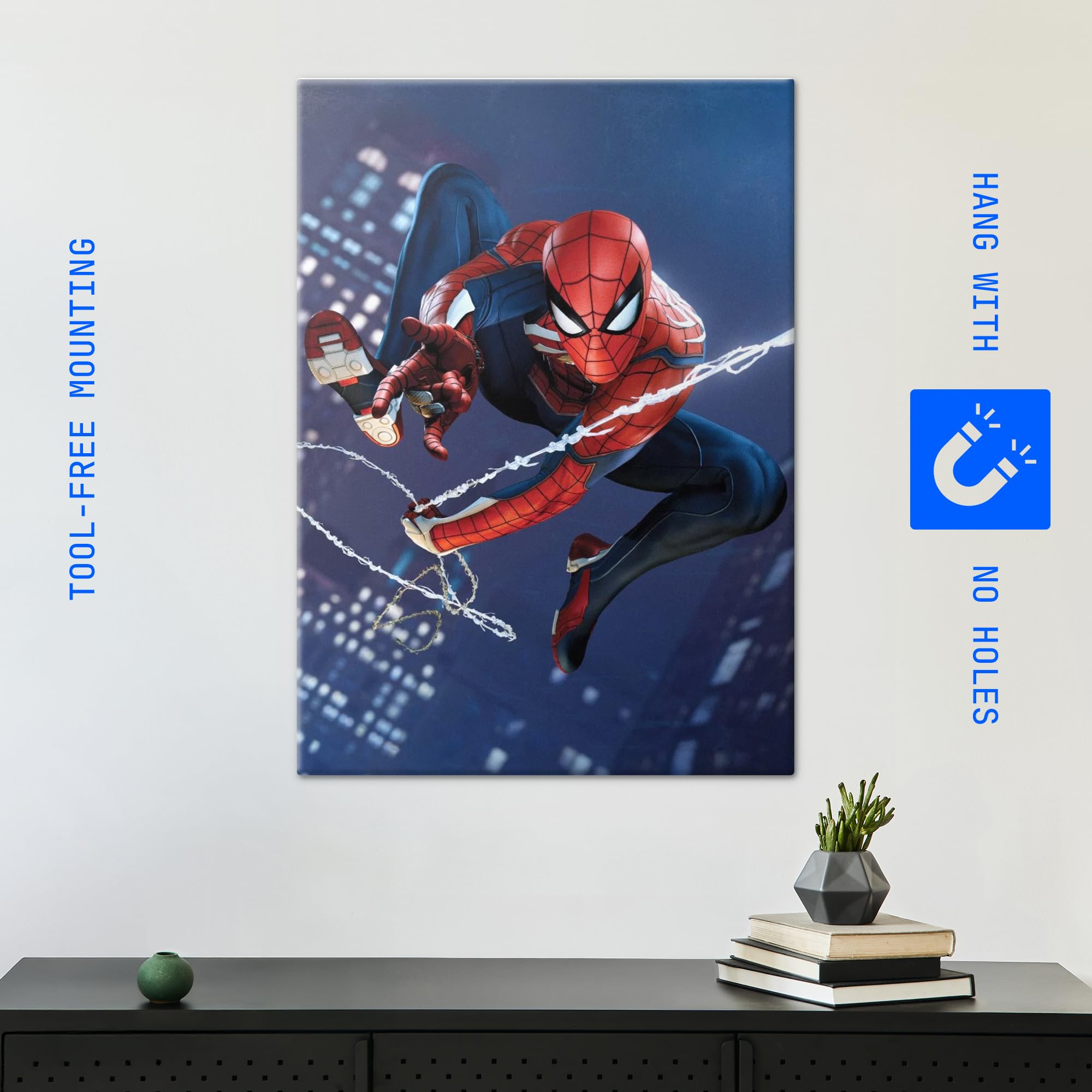 Amazon.com: Displate Official Spiderman Metal Poster Magnetic
