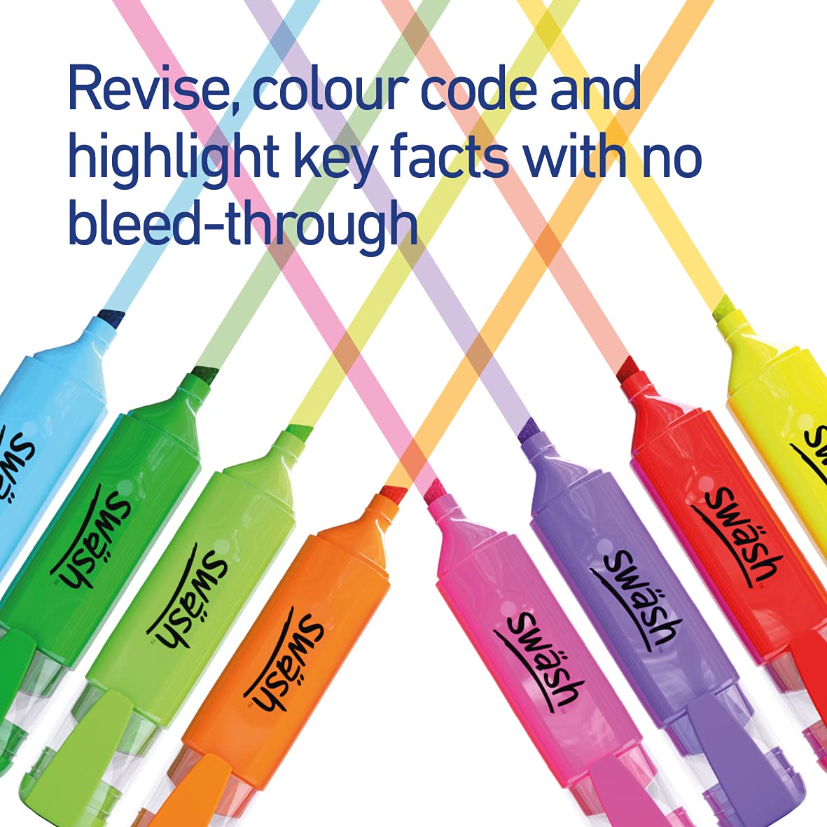Premium-Textmarker, verschiedene Farben, 48 Stück