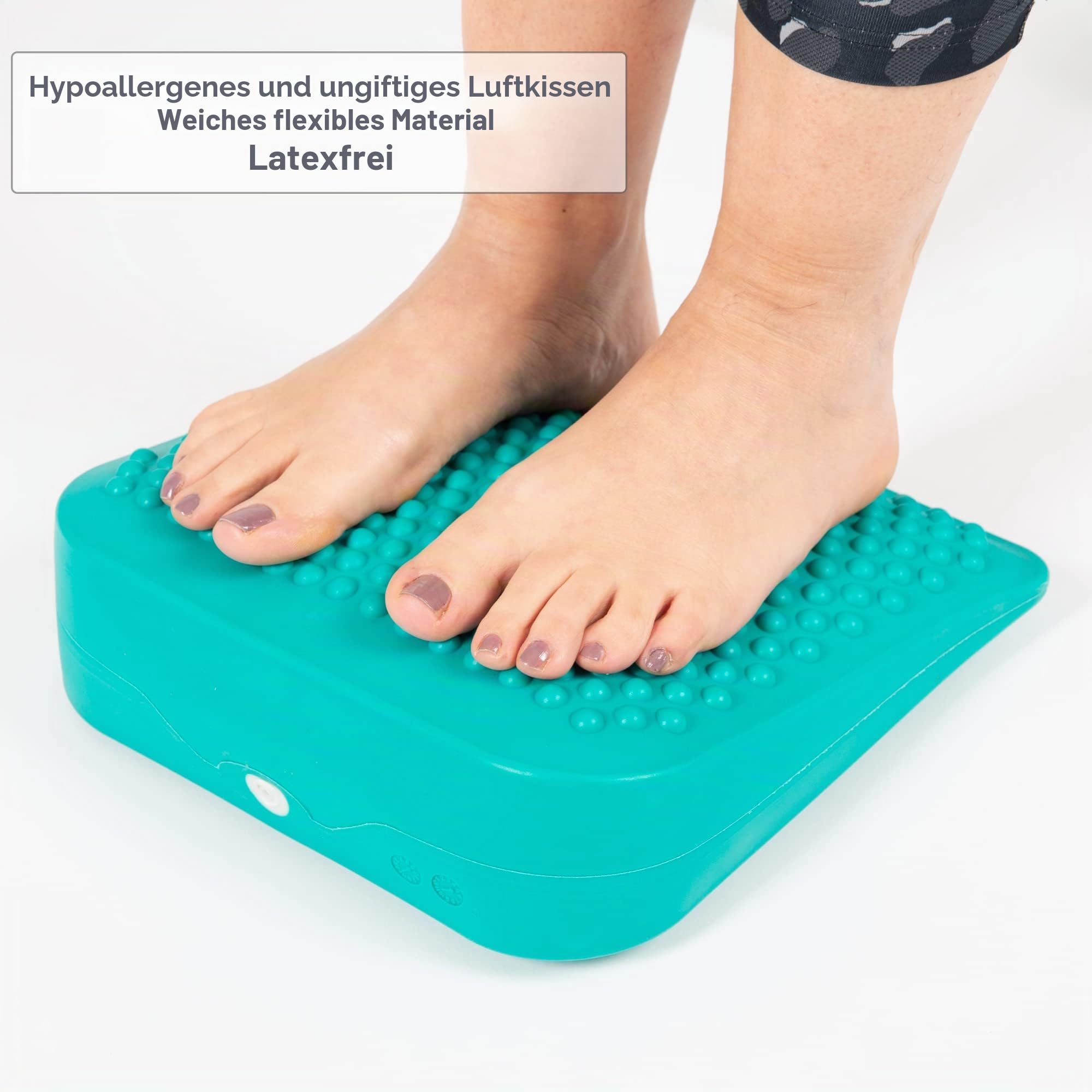 GIMA - Keilkissen, Gleichgewichtskeil, Aufblasbar, für Die Richtige Haltung, Rückenstütze, Pilates, Ergonomisches Sitzen