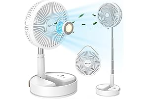 Ultra-Convenient Portable Oscillating Fan for Travel Comfort