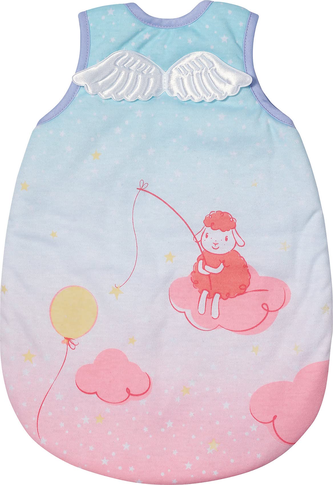 Baby Annabell Schlafsack Sweet Dreams Mit Flügel-Applikation & Klettverschluss – Für Puppen Bis 43 Cm