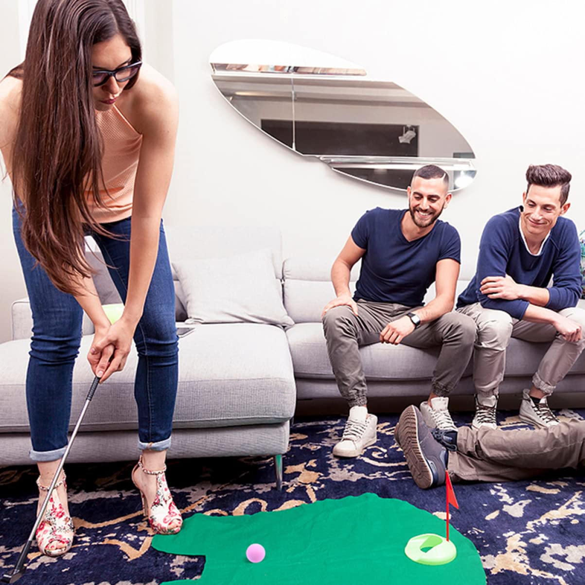 HANABASS Teiliges Bunter Trainingsbälle Für Indoor Übungen Elastische Softbälle Für Haustiere Für Golfpraxis Und Spielspaß Zufällige Farbe