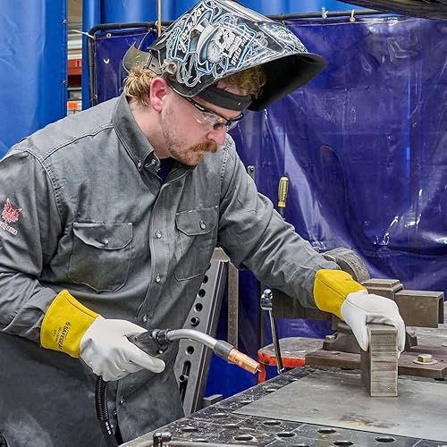 Miniatura 3 de J. J. Keller SAFEGEAR Tig - Guantes de trabajo de piel de vacuno (2 pares)