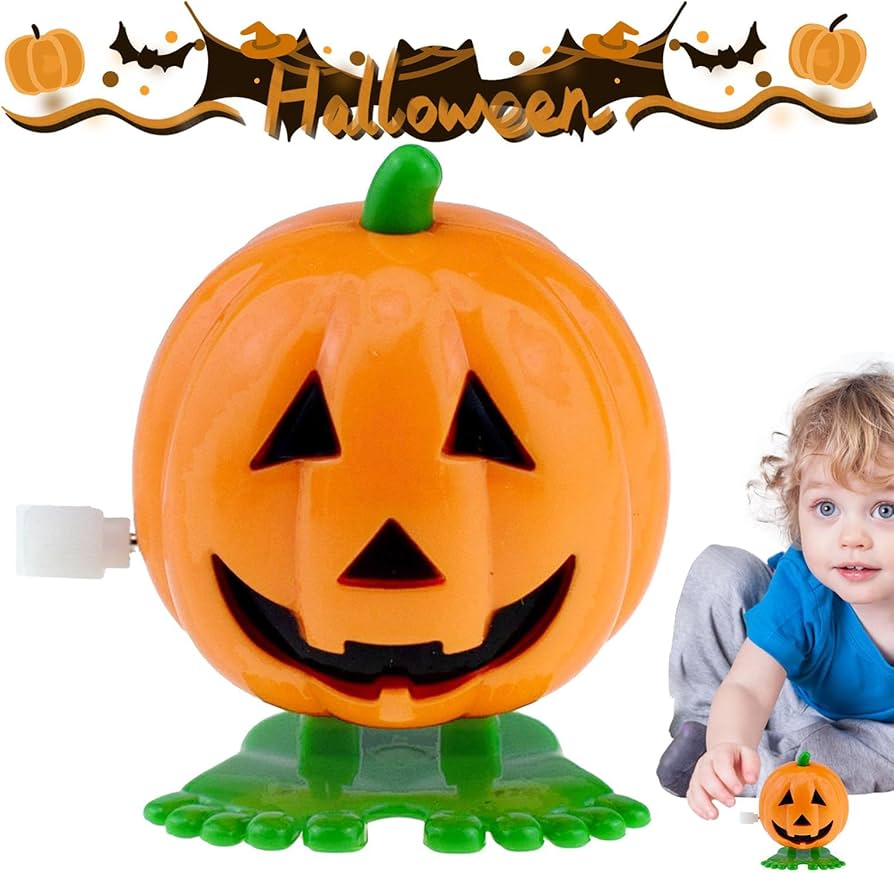 Amazon.co.jp: ハロウィーンの時計仕掛けのおもちゃ、カボチャの