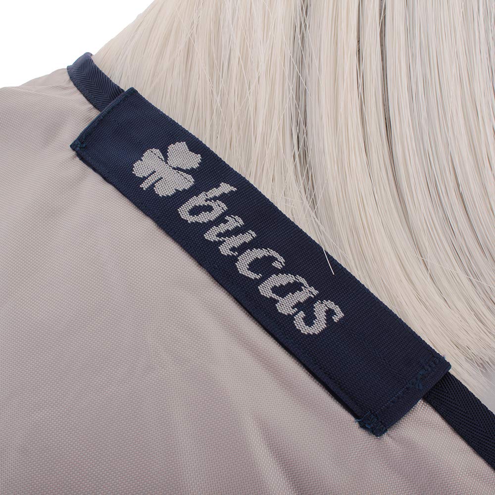 Bucas Sun-Shower 125 - Manta para Caballo, Color Plateado