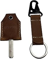 Vista 1 de handmade Keychain leather Protective Key Case Cover key fob protector Key Holder Small Home Storage Bag Key Ring Pouch
