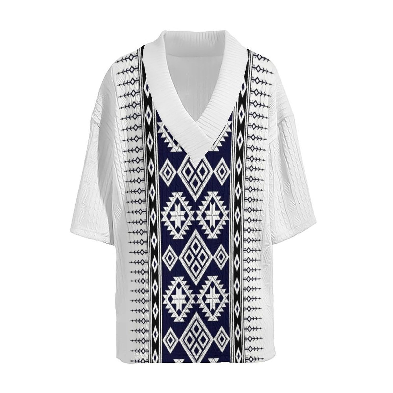 2026 Camiseta Holgada de Manga Corta con Cuello en V y Pantalones Cortos con Estampado 3D para Hombre