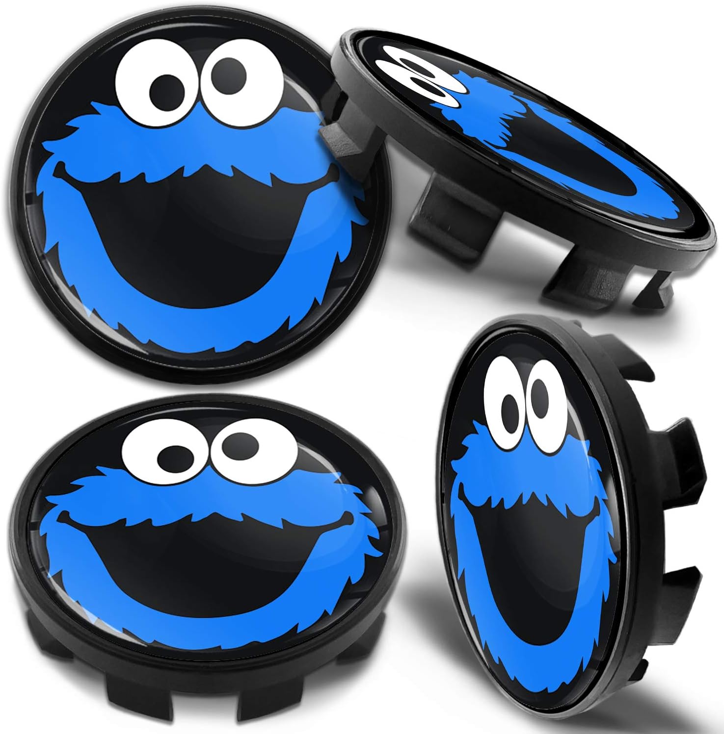 Biomar Labs 4 x 68mm Wheel Centre Alloy Hub Center Caps Hubcaps