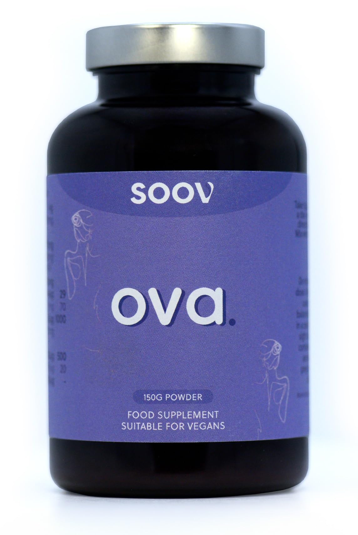 OVA by Soov | Inositol to aid Normal Blood Glucose and zinc to aid Normal Blood Testosterone | 150g Powder | G&G Vitamins