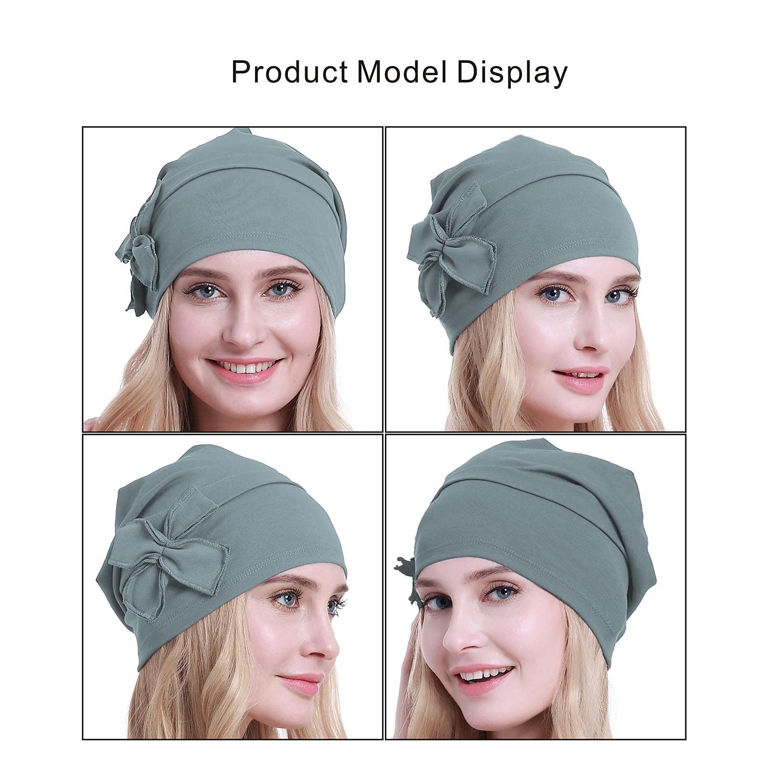 osvyo Bamboo Chemo Headscarf for Women Hair Loss – Cancer Slip On Headwear Turbans Sealed Packaging
