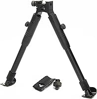 Vista 8 de Bípode de rifle, bípode ligero plegable universal para caza y tiro