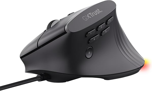 Die GXTrust 145 Rexxa im vertikalen Design, das eine natürliche Handgelenksposition fördert.