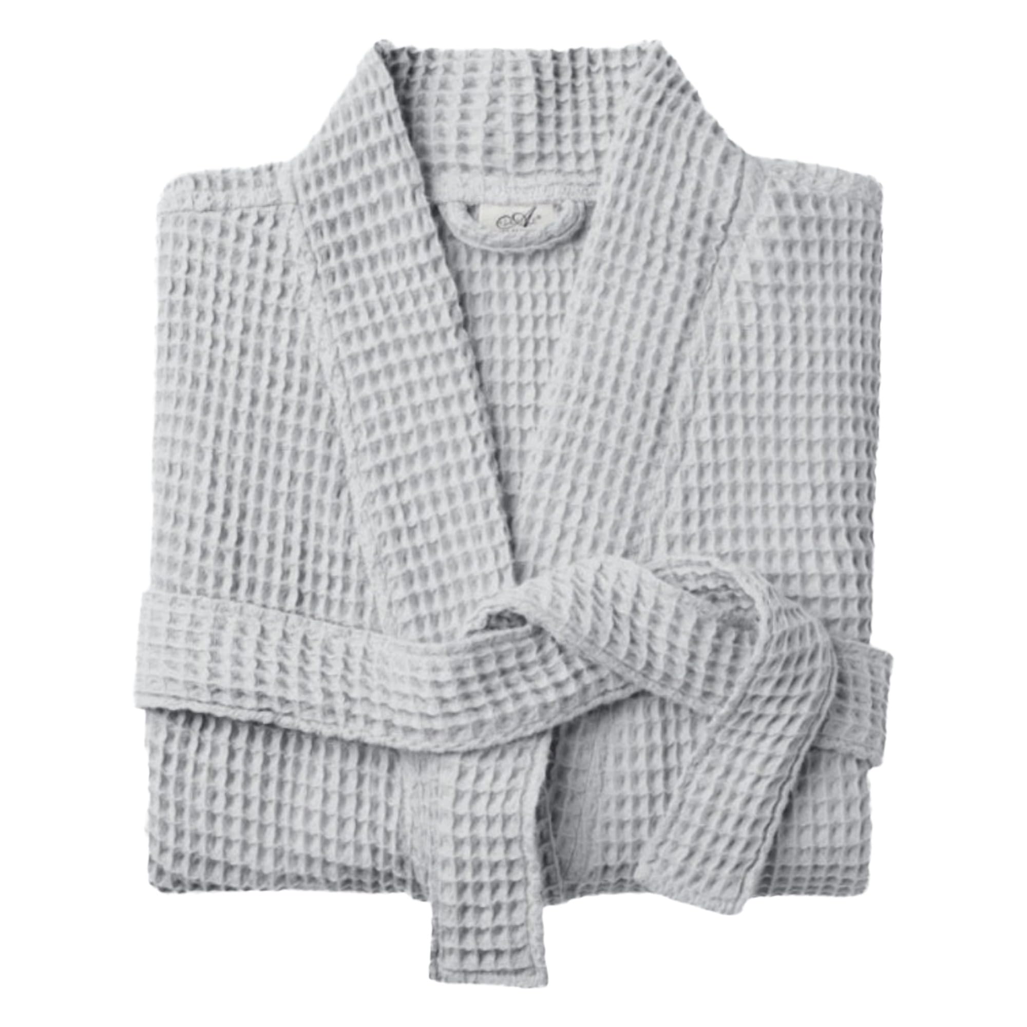 Allure Bath Fashions (Grey, S/M) Lightweight Unisex Waffle Bathrobe Kimono