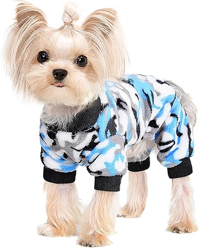 Suéteres para perros pequeños, suéter cálido para mascotas, suéter para perros pequeños, pijama de forro polar para perro, suéter para cachorros,