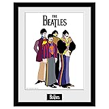 GB eye LTD, The Beatles, Yellow Submarine Group, Framed Print, 30 x 40 cm, Wood, Multi-Colour
