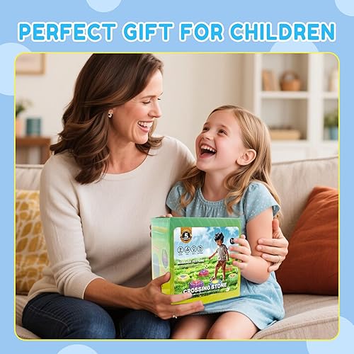 Vista 8 de Stepping Stones para niños con luz y música, juguetes para interiores y exteriores para niños pequeños a partir de 3 años, juguete sensorial