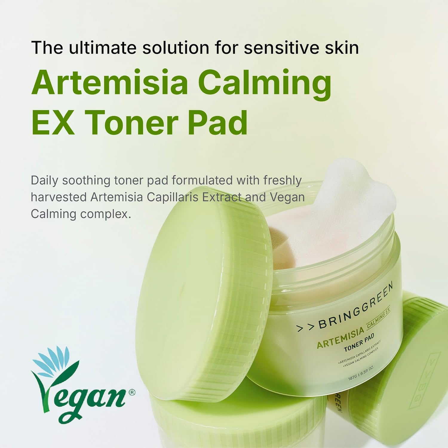 BRING GREEN Artemisia Calming EX Toner Pad 75pads - Image 4