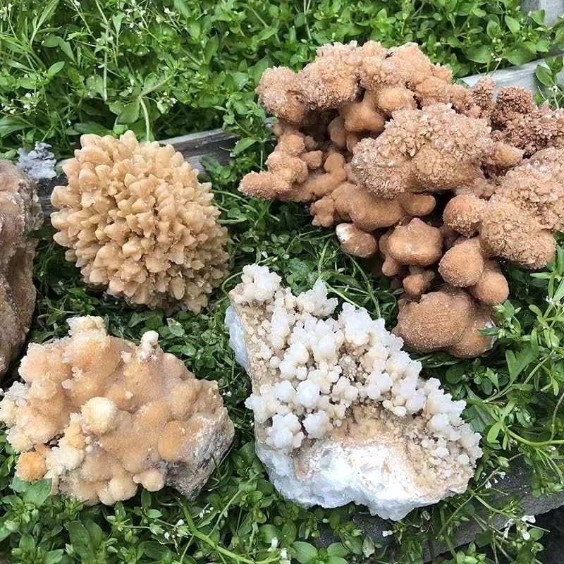 Miniatura 3 de Piedras de cristal de estalactita ásperas naturales en racimo de calcita mineral para curación, 1 unidad (28.22 oz - 31.75 oz)