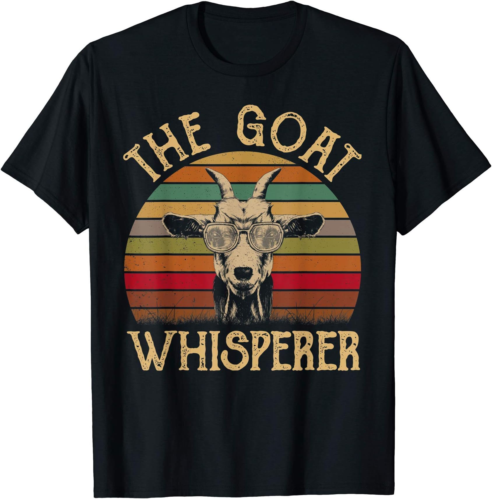 Funny The Goat Whisperer Vintage Lover GiftVintage The Goat Whisperer Funny Goat Lover Farmer Gift T-ShirtOEKO-TEX STANDARD 100