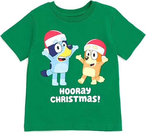 Bluey Camiseta de San Valentín, 4 de julio, Halloween, Navidad, cumpleaños, niño pequeño a niño grande