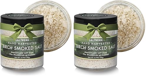 Miniatura 13 de Saltverk Sal marina - Gourmet, islandesa, cosechada a mano y fabricada de forma sostenible - Tomillo Ártico 2.82 onzas