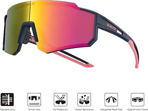 Miniatura 3 de Gafas de sol con protección UV para mujeres y hombres, lentes de sol de ciclismo, deportes al aire