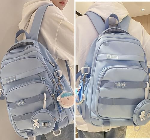 Miniatura 7 de Leaper Mochila casual resistente al agua Mochila de moda Unisex Bolsa de viaje Bolsa de viaje, Beige 8006, Mochilas Daypack