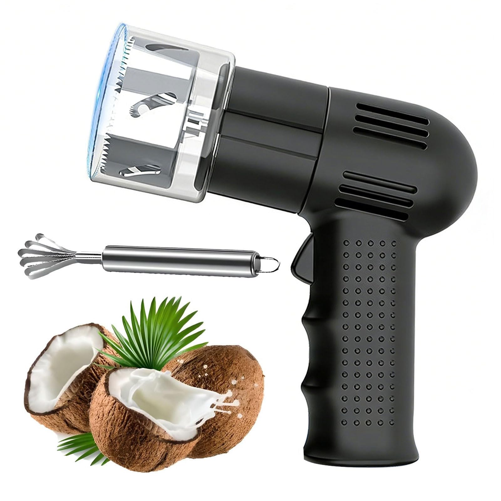 Ouvre-noix électrique portable pour ouvrir facilement les noix de coco dures
