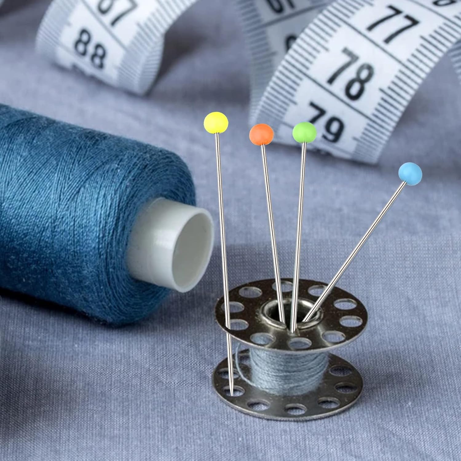 Lot De 250 épingles à Coudre Droites Avec Têtes En Verre De