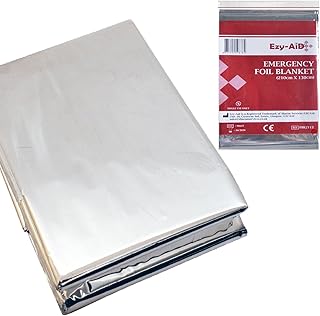 10x Premium Foil Survival Blanket, Reflective & Thermal Safety, Emergency First Aid