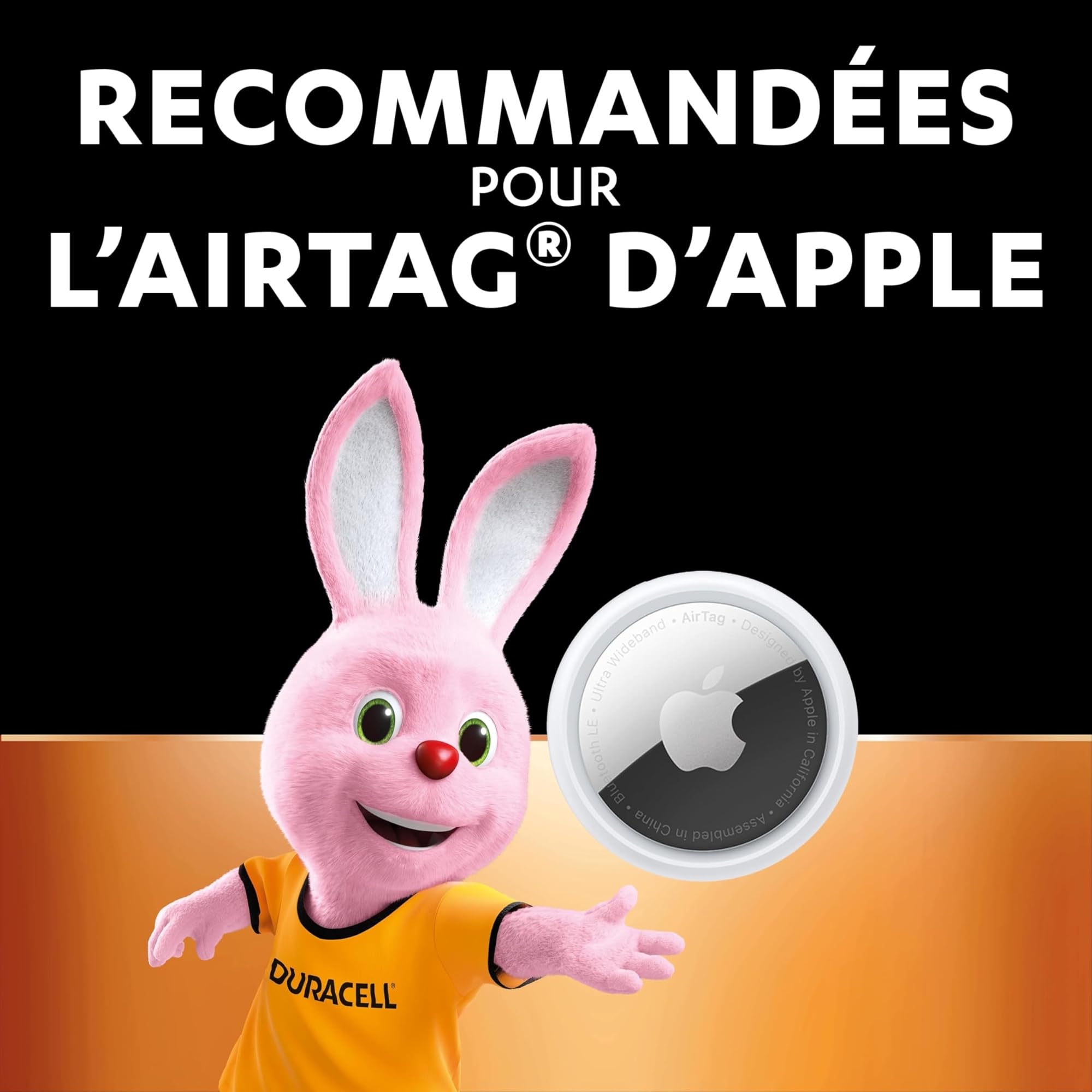 DURACELL CR2032 Piles Boutons au lithium 3V (lot de 8) - Jusqu’à +70 % de longévité - Technologie Sécurité Enfant - Recommandées pour l’AirTag d’Apple - Clés, appareils maison, sport et médicaux