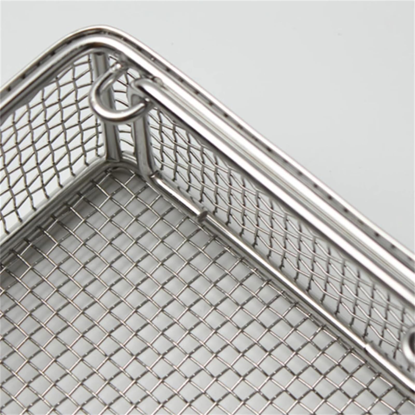 Cesta de Esterilización de Acero Inoxidable 304 para Uso Médico, Bandeja de Instrumentos Médicos, para Instrumentos Dentales Médicos Quirúrgicos