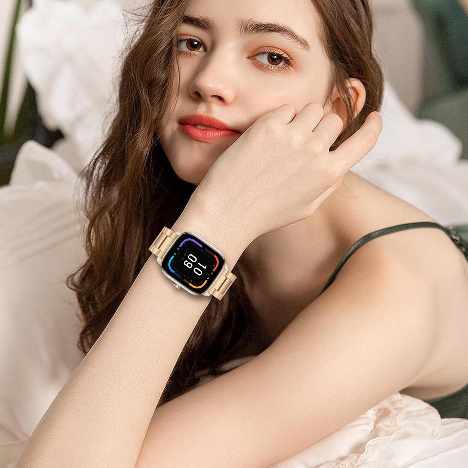 Titan Armband für Amazfit GTS 4 Mini, Amazfit GTS, GTS 2, GTS 2 Mini, GTS 2e, GTS 3, GTS 4, Amazfit GTR 42mm, Amazfit Bip, Bip 3, Bip 3 Pro, Bip U, Bip U Pro, 20mm Prämie Titanium Ersatzarmbänder