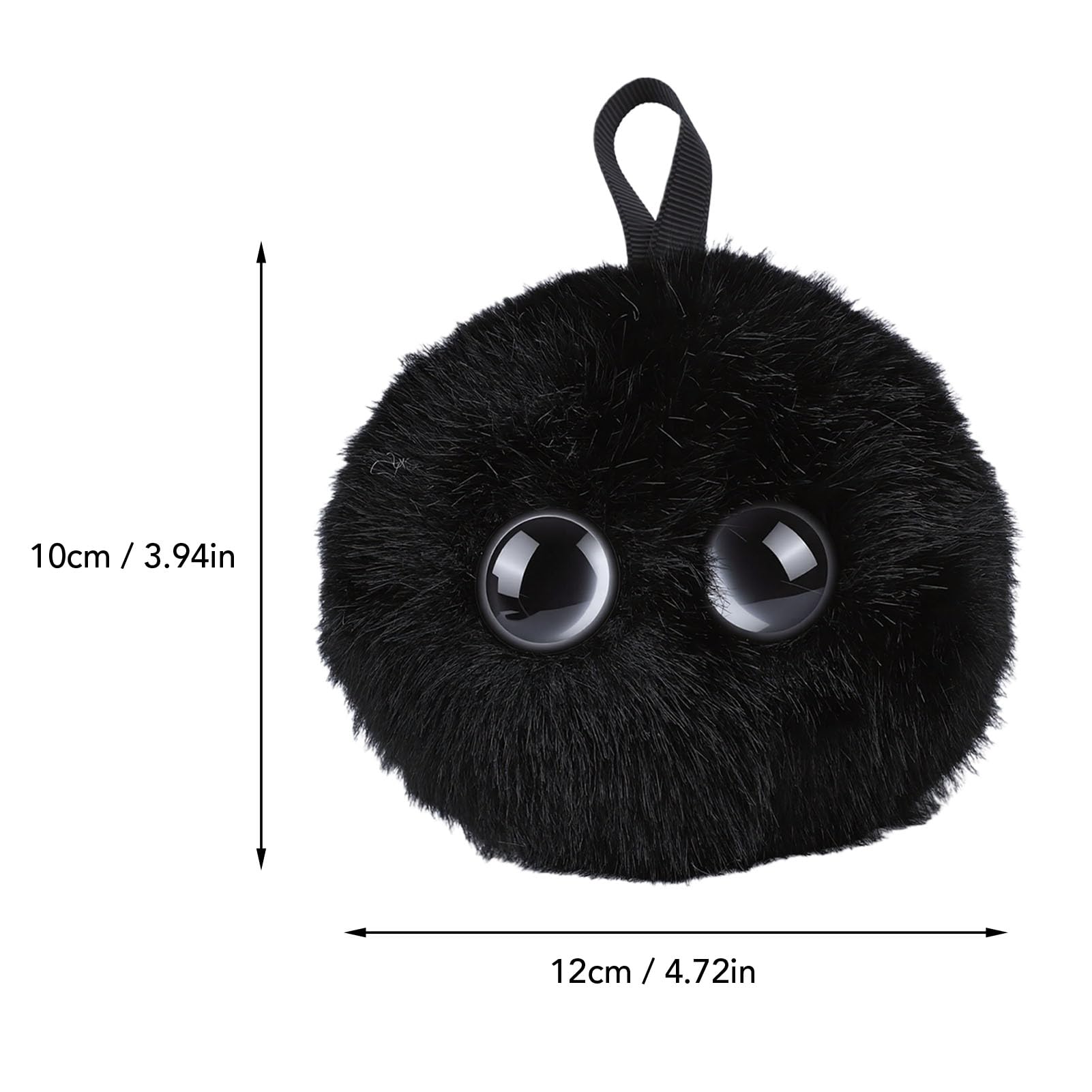 Cocoarm Jouet de Chat Intelligent avec Clonage Vocal AI, Robot Interactif en Peluche avec Enregistrement Vocal, Détection des émotions, Jeu éducatif, USB C 1000 MAh, pour l'apprentissage à la (Noir