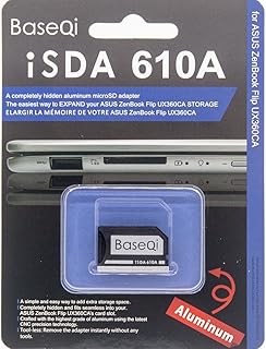 BASEQI Aluminum microSD Adapter for Asus ZenBook Flip ux360CA