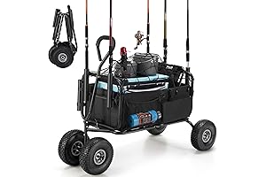 AHB Fishing Tackle Cart: Angler's Ultimate Shoreline Companion